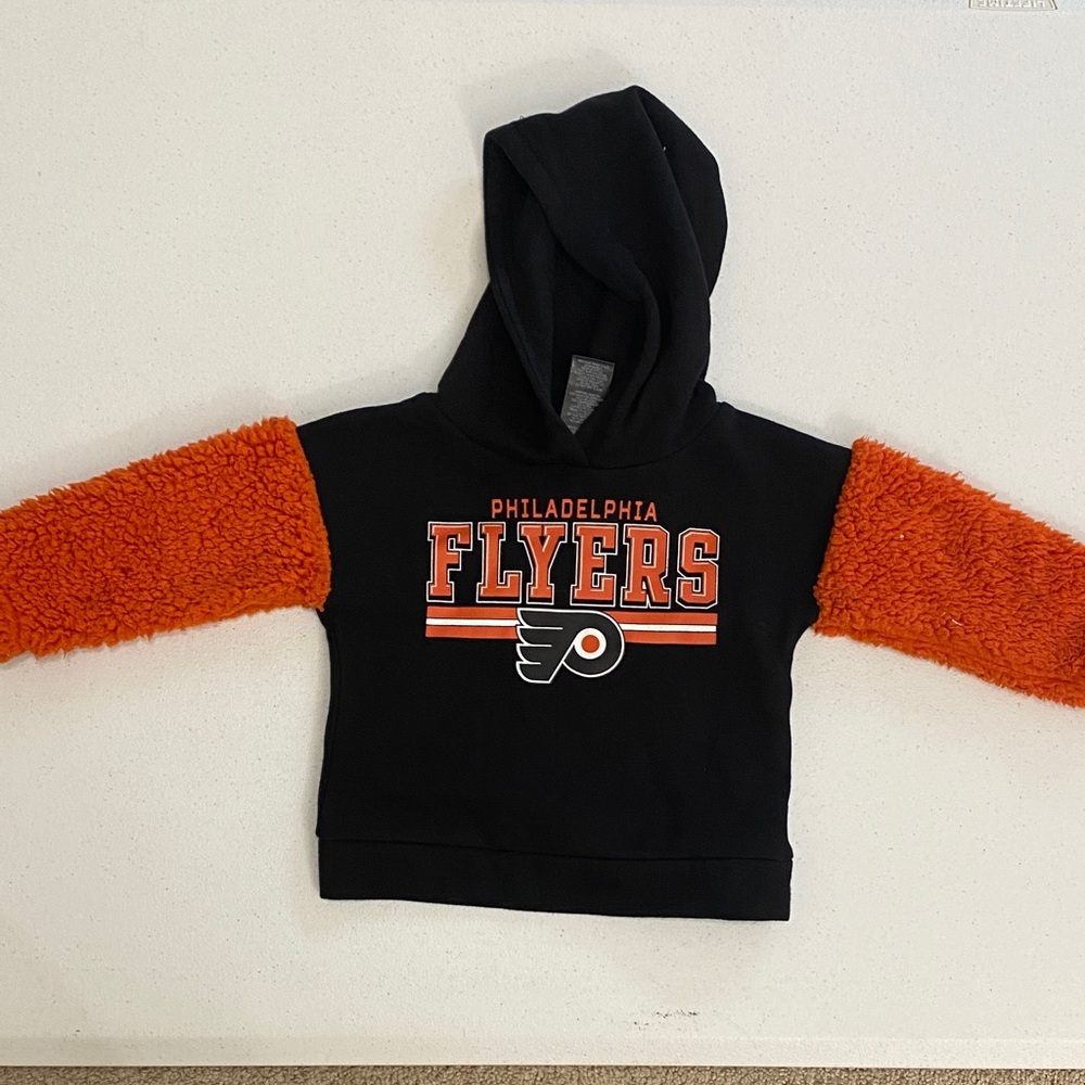 NHL Philadelphia Flyers Kids Hoodie - Black and Orange